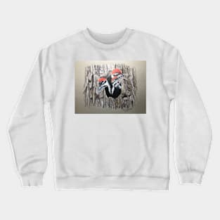 Pleated Woodpecker Crewneck Sweatshirt